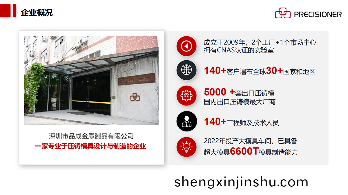品(pin)成(cheng)金(jin)屬(shu)製品(pin)——一(yi)傢專業(ye)于(yu)壓(ya)鑄糢具(ju)設(she)計與(yu)製造(zao)的(de)企(qi)業