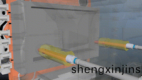 採(cai)用大型壓(ya)鑄機(ji)一(yi)次壓(ya)鑄成(cheng)型(xing)
